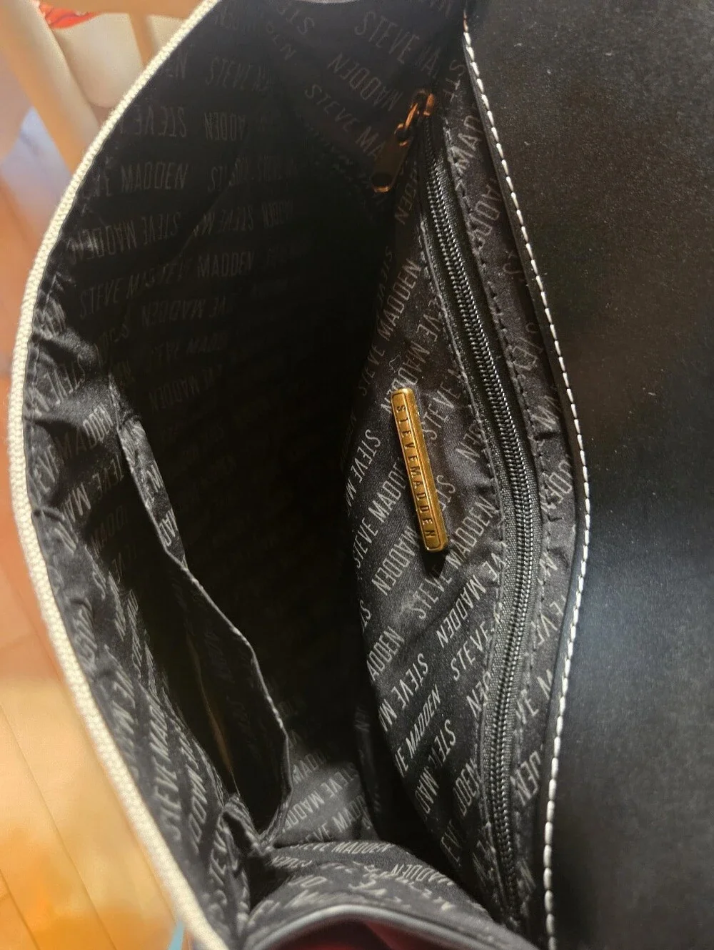 NWT Steve Madden Top-Handle Satchel with Crossbody Strap Hang Tag Charms